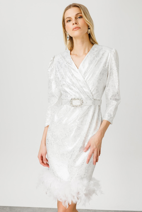 Çiçekli Kadın Elbise